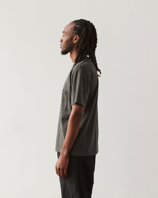 Evan Kinori Pocket Tee, Slate