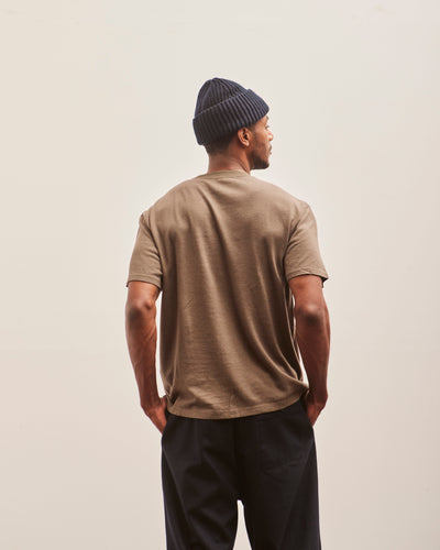 Evan Kinori Pocket Tee, Taupe