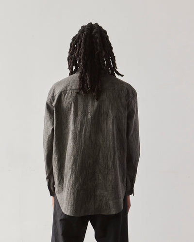 Evan Kinori Sumi Ink Big Shirt, Charcoal