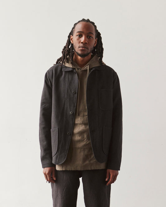 Evan Kinori Three Pocket Jacket, Brown/Navy