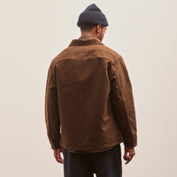 Evan Kinori Three Pocket Jacket, Dark Brown Organic Cotton Moleskin