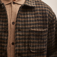 Evan Kinori Three Pocket Jacket, Heavy Brushed Wool Check