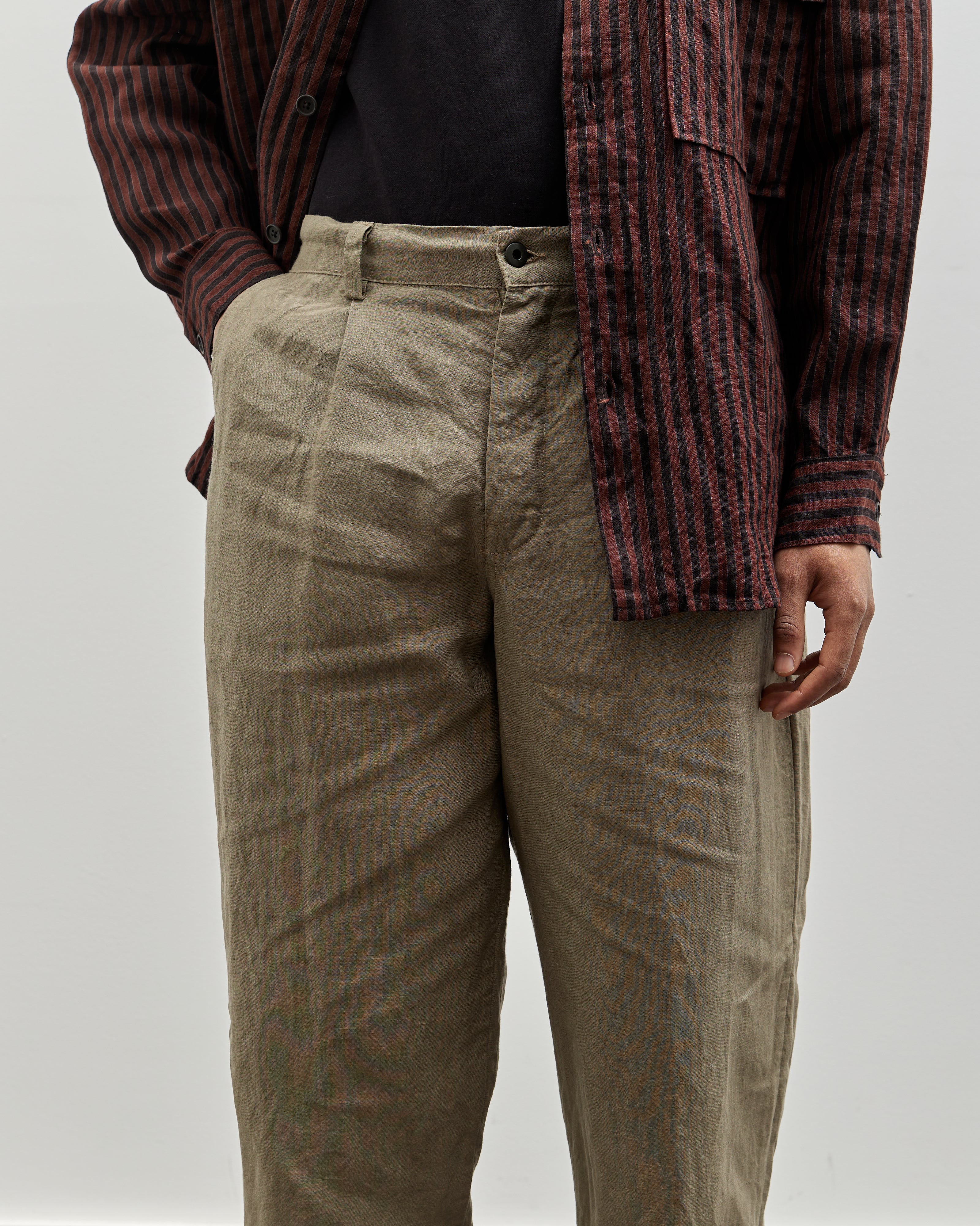 パンツ single preated pants SINGLE PLEATED PANTS – Bargiee