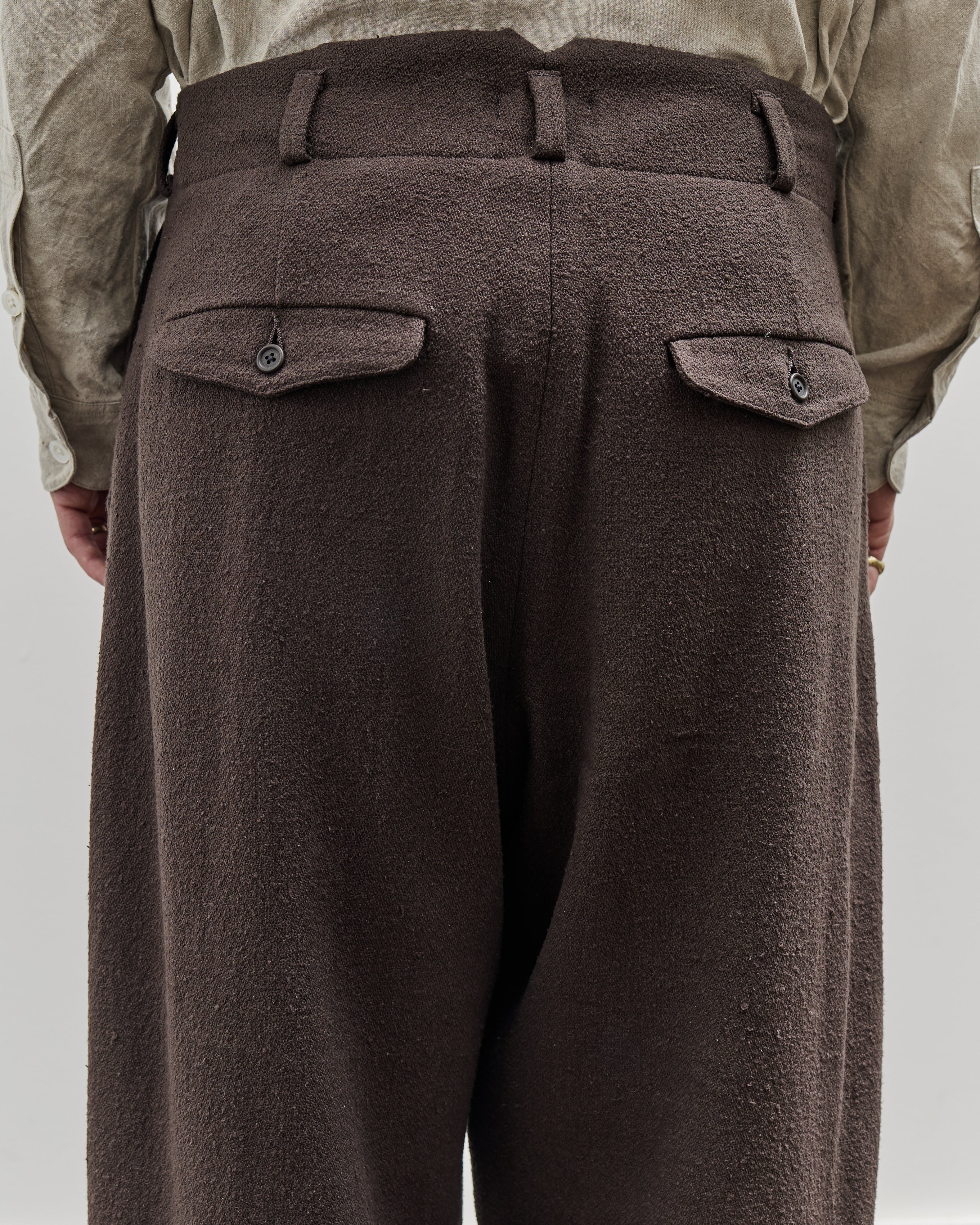 Evan Kinori Two Pleat Pant, Charcoal – Glasswing