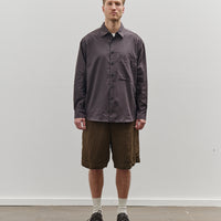 Evan Kinori Big Shirt Two, Brown/Charcoal