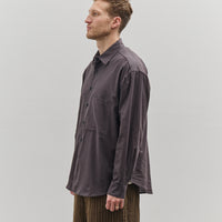 Evan Kinori Big Shirt Two, Brown/Charcoal