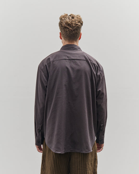 Evan Kinori Big Shirt Two, Brown/Charcoal