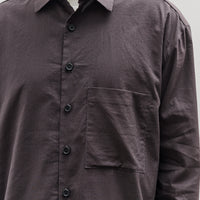 Evan Kinori Big Shirt Two, Brown/Charcoal