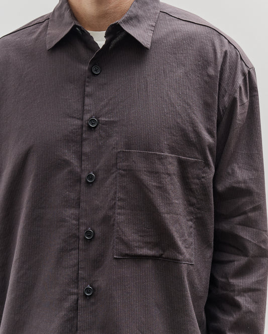 Evan Kinori Big Shirt Two, Brown/Charcoal