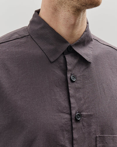 Evan Kinori Big Shirt Two, Brown/Charcoal