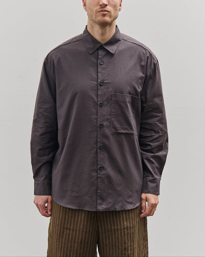 Evan Kinori Big Shirt Two, Brown/Charcoal