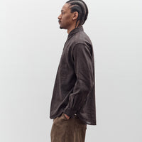 Evan Kinori Big Shirt Two, Yarn Dyed Linen / Cotton Summercloth