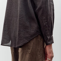 Evan Kinori Big Shirt Two, Yarn Dyed Linen / Cotton Summercloth