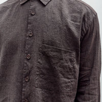 Evan Kinori Big Shirt Two, Yarn Dyed Linen / Cotton Summercloth