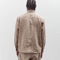 Evan Kinori Flat Hem Shirt, Cold Dye Hemp