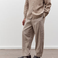 Evan Kinori Two Pleat Pant, Cold Dye Hemp