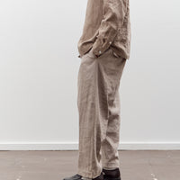 Evan Kinori Two Pleat Pant, Cold Dye Hemp