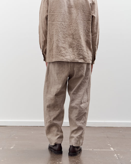 Evan Kinori Two Pleat Pant, Cold Dye Hemp