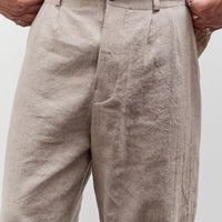 Evan Kinori Two Pleat Pant, Cold Dye Hemp