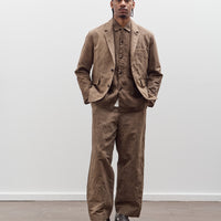 Evan Kinori Flat Front Pant, Natural Dye Cotton/Washi Twill