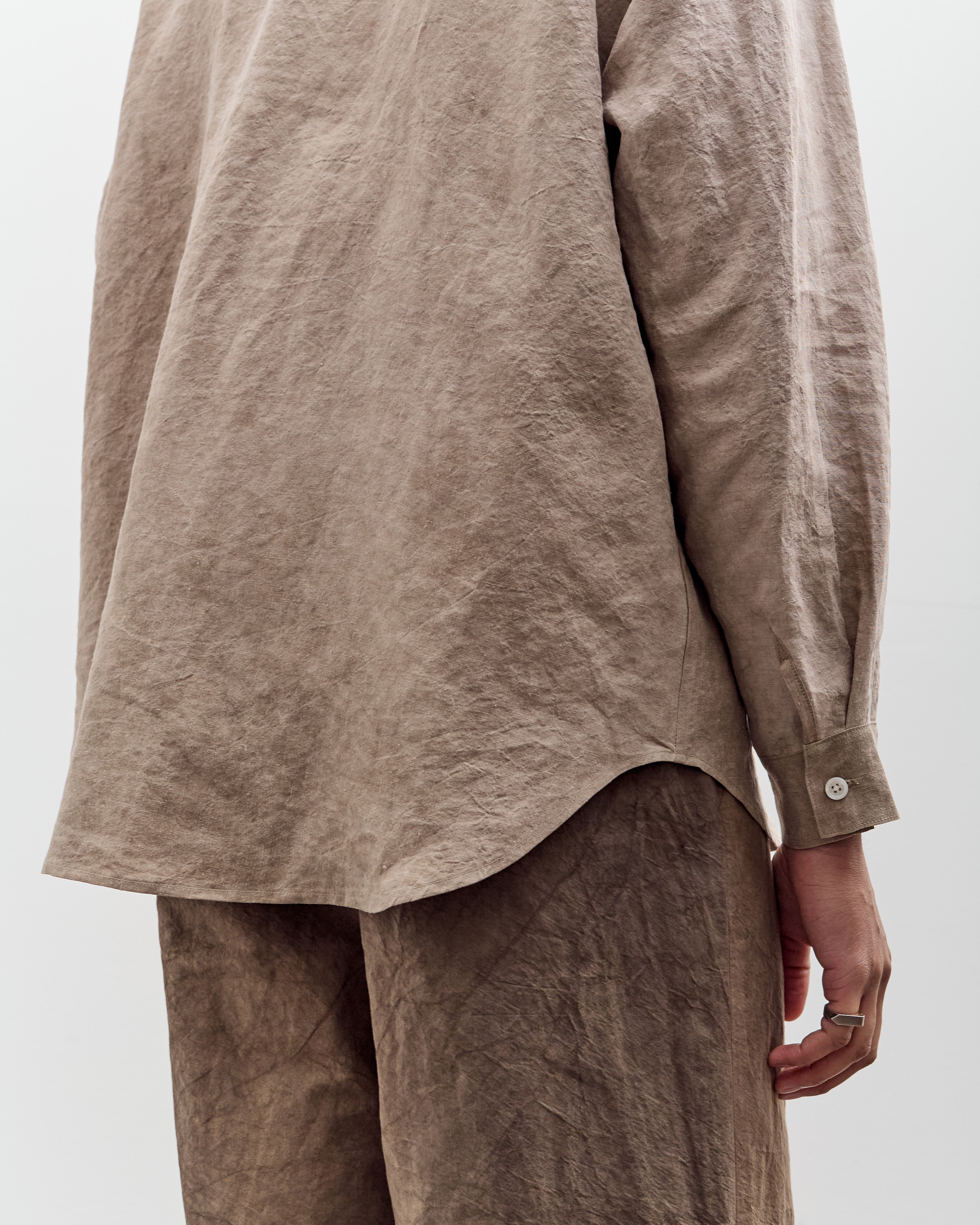 Evan Kinori Big Shirt, Cold Dye Hemp – Glasswing