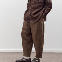 Evan Kinori Drawstring Pant, Sumi Ink Hemp Twill