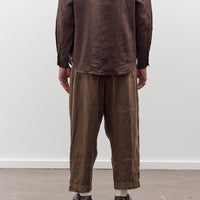 Evan Kinori Drawstring Pant, Sumi Ink Hemp Twill