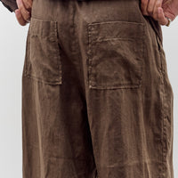 Evan Kinori Drawstring Pant, Sumi Ink Hemp Twill