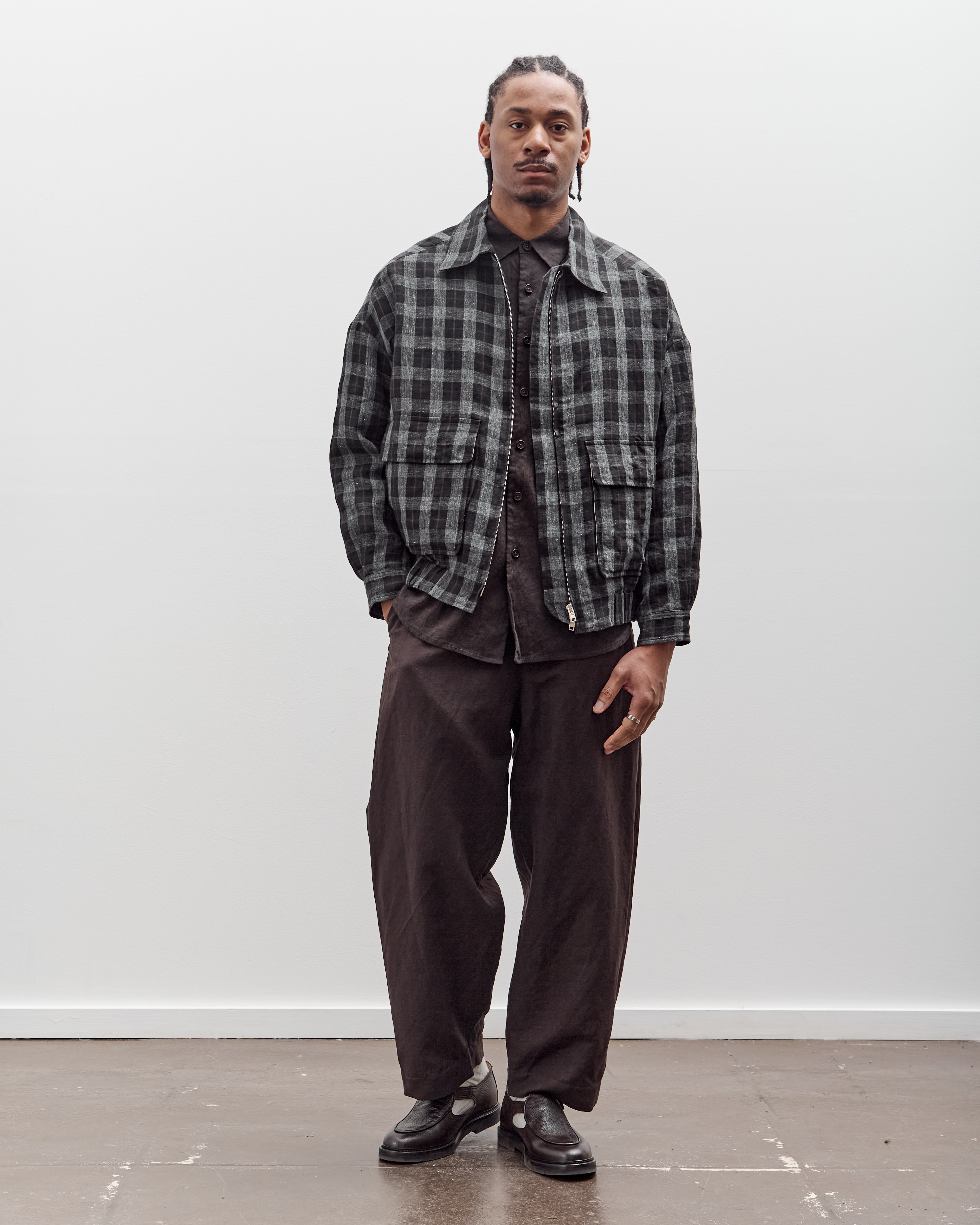 sandwich☆evan kinori Anorak/エヴァンキノリ☆ Anorak - Tumbled Hemp Canvas – evan kinori