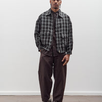 Evan Kinori Zip Jacket Two, Yarn Dyed Check