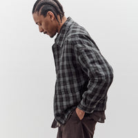 Evan Kinori Zip Jacket Two, Yarn Dyed Check