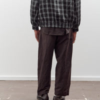 Evan Kinori Two Pleat Pant, Worsted Wool / Linen Canvas