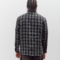 Evan Kinori Flat Hem Shirt, Yarn Dyed Check