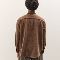 Evan Kinori Big Shirt Two, Brown Puppytooth