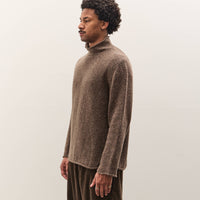 Evan Kinori Rollneck Sweater, Light Brown