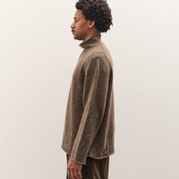 Evan Kinori Rollneck Sweater, Light Brown