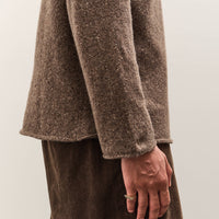Evan Kinori Rollneck Sweater, Light Brown
