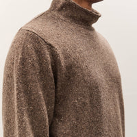 Evan Kinori Rollneck Sweater, Light Brown