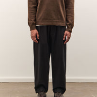 Evan Kinori Two Pleat Pant, Black