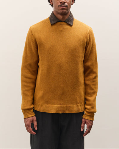 Evan Kinori Crewneck Sweater, Marigold