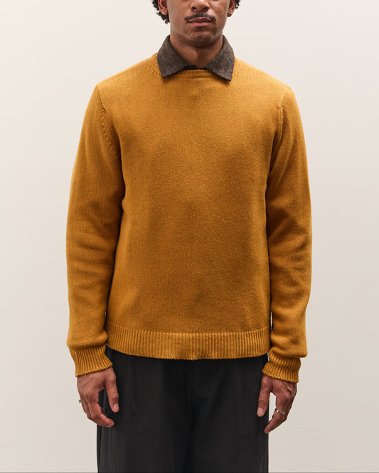 Evan Kinori Crewneck Sweater, Marigold