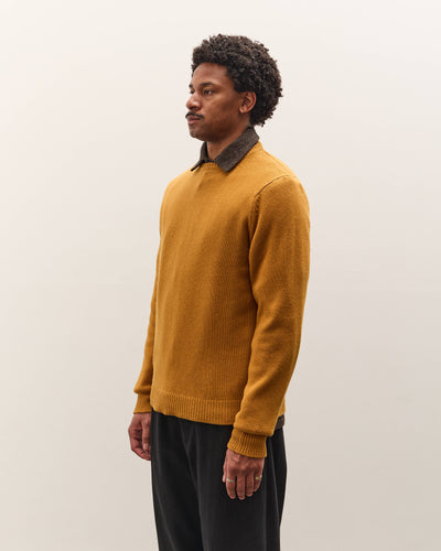 Evan Kinori Crewneck Sweater, Marigold