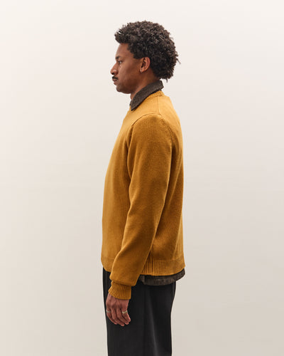 Evan Kinori Crewneck Sweater, Marigold