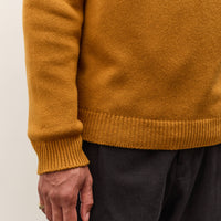 Evan Kinori Crewneck Sweater, Marigold