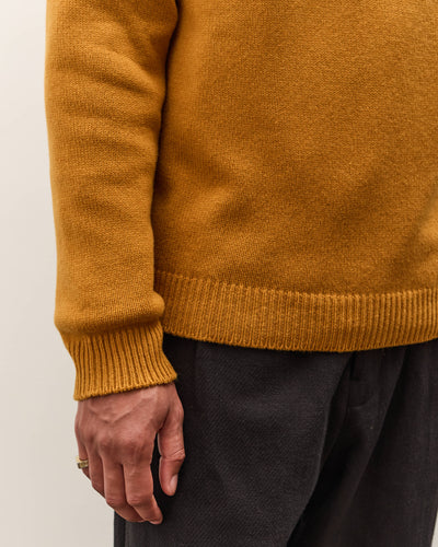 Evan Kinori Crewneck Sweater, Marigold