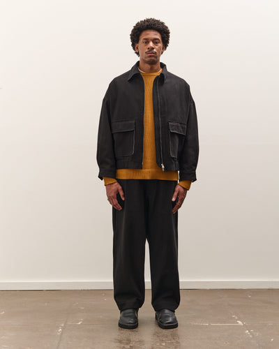 Evan Kinori Zip Jacket Two, Black