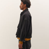 Evan Kinori Zip Jacket Two, Black