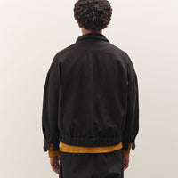 Evan Kinori Zip Jacket Two, Black