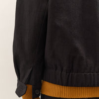 Evan Kinori Zip Jacket Two, Black