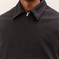 Evan Kinori Zip Jacket Two, Black
